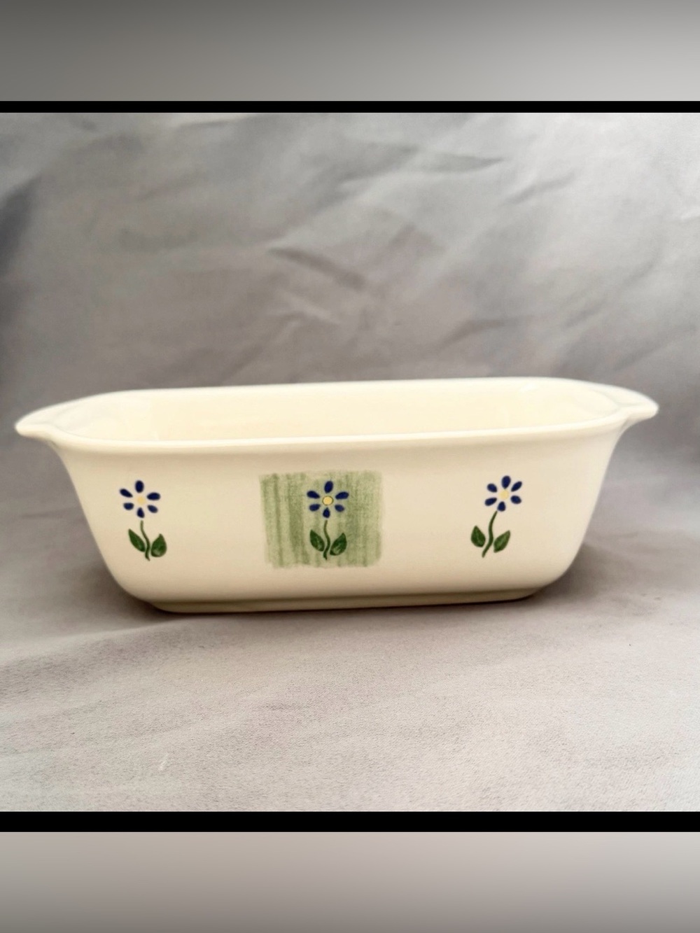 Vintage Pfaltzgraff Cloverhill Rectangular Baking Dish 8 1/8" Made USA EUC
HTF